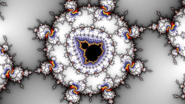 曼德尔布罗——漂亮的分形几何图片