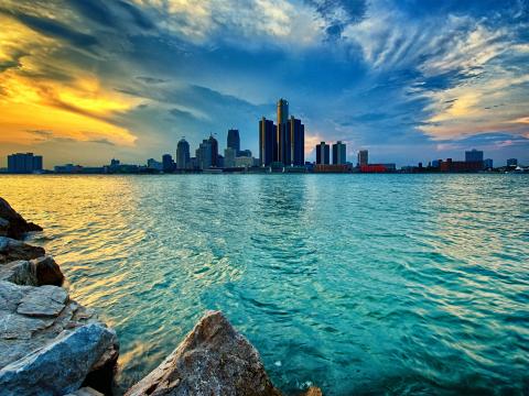 美国密歇根州最大的城市底特律