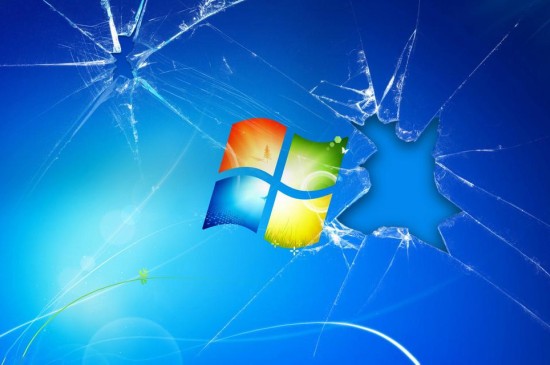Windows7碎屏桌面壁纸