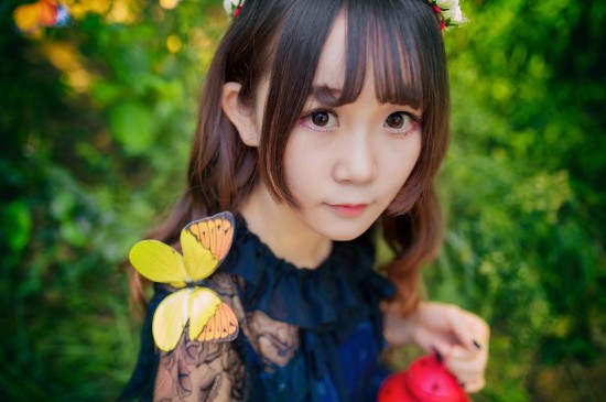 日系Lolita甜美丛林写真