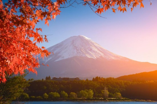 日本富士山秋意浓