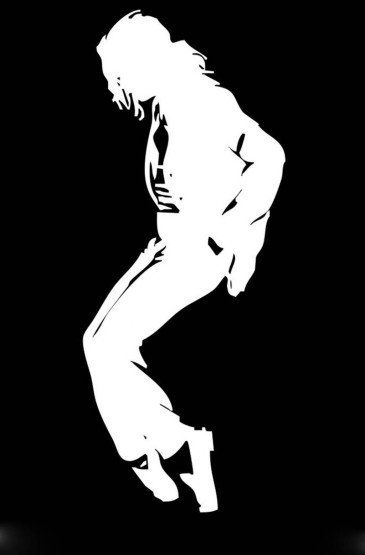 迈克尔·杰克逊黑白艺术图片