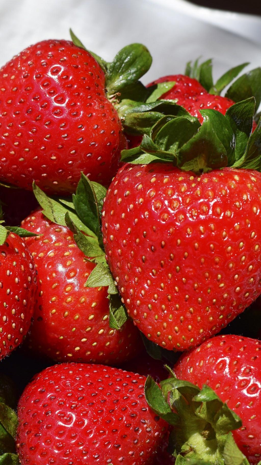 鲜艳亮丽的草莓