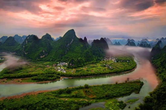 桂林漓江山水唯美风景图片