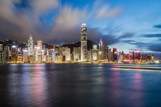 不夜之城香港唯美城市建筑夜景迷人写真
