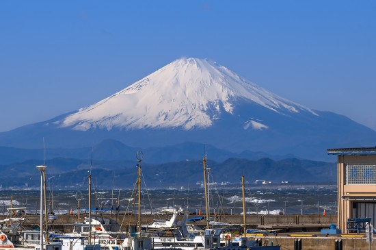 美丽的日本富士山风光