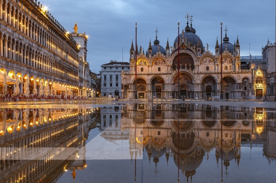 美丽的威尼斯圣马可广场图片