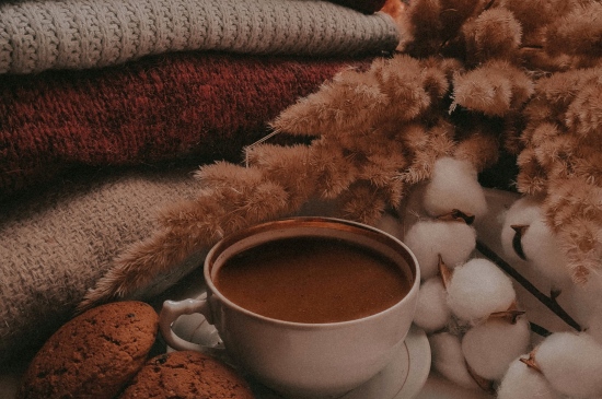深秋的暖心咖啡