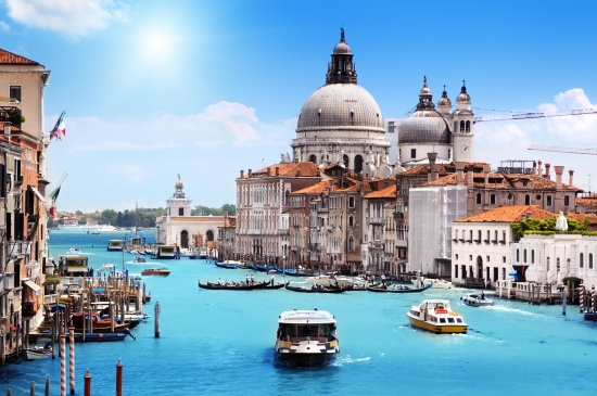威尼斯大运河美景图片