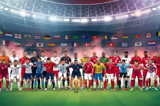 卡塔尔世界杯足球赛参赛队集合