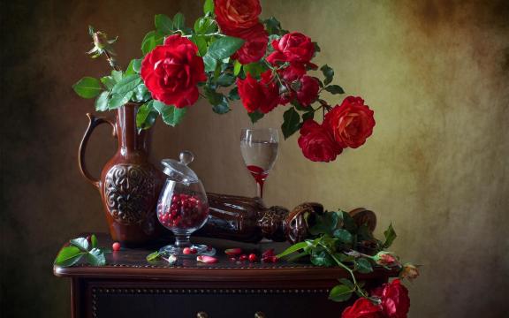 法式玫瑰花装饰