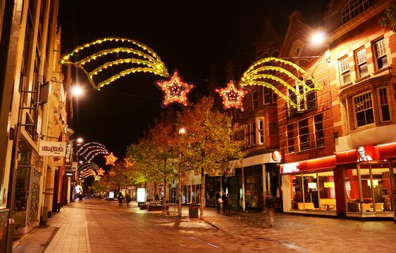 英国圣诞街灯