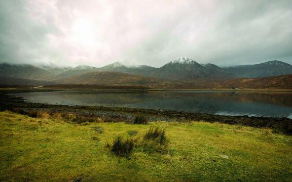 苏格兰天空岛清新迷人自然风景