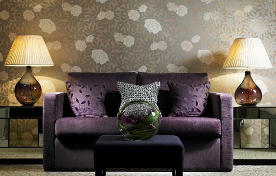 紫色典雅的沙发