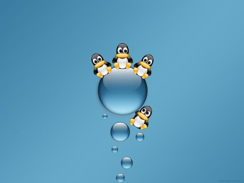 卡通企鹅Linux系统