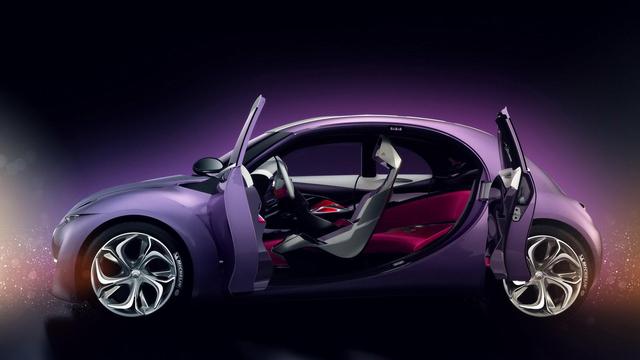 炫酷紫色概念车