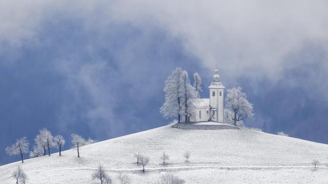 斯洛文尼亚的迷人冬天