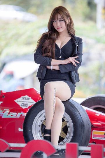 韩国赛车模特女郎