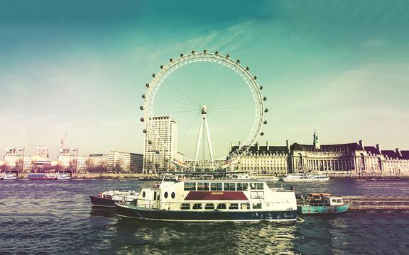 最著名的摩天轮伦敦眼