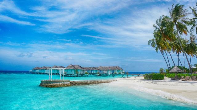 马尔代夫唯美海边风景