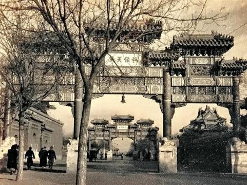 北京“三座门”牌楼