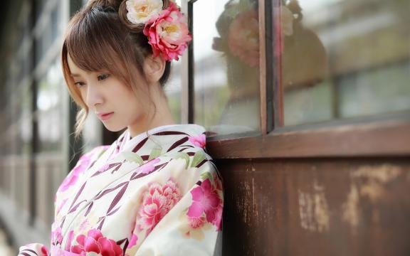 清纯日式和服美女优雅气质迷人写真
